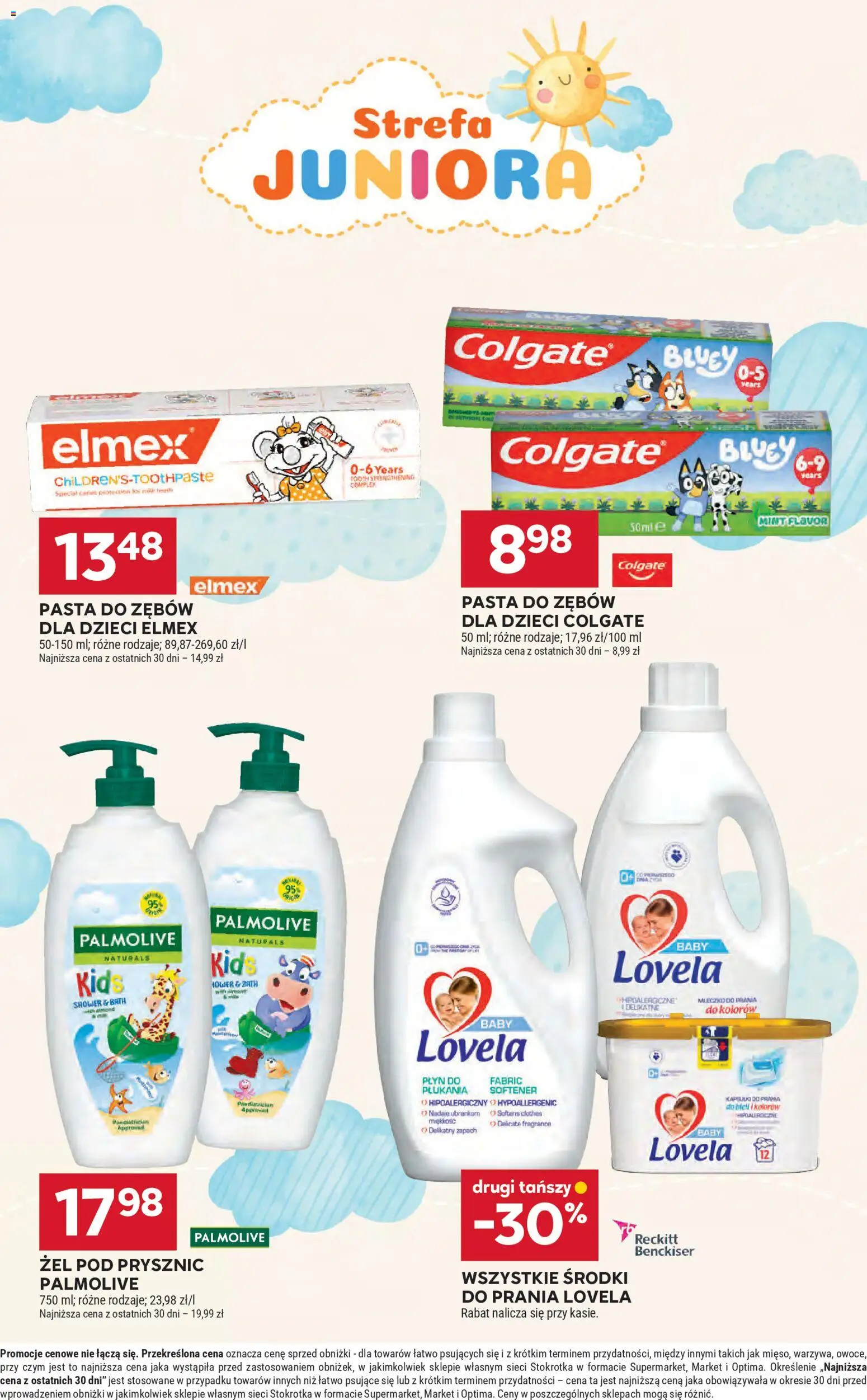 Stokrotka gazetka od 23.04.2026 | Strona: 45 | Produkty: Stokrotka, Zapach, Pasta do zębów, Lovela