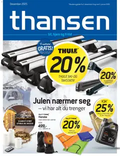 Forhåndsvisning av THANSEN kundeavis gyldig fra 03.12.2025