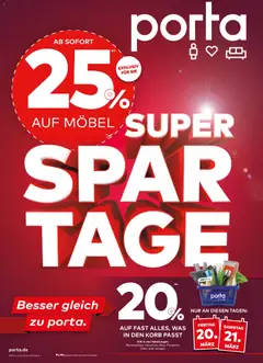 Porta! Prospekt Super Spar Tage Aachen ab 16.03.2026 gültig