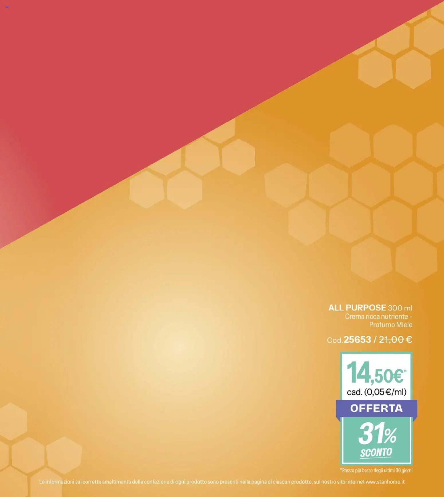 Volantino Stanhome del 11.11.2025 | Pagina: 50 | Prodotti: Crema, Miele, Profumo