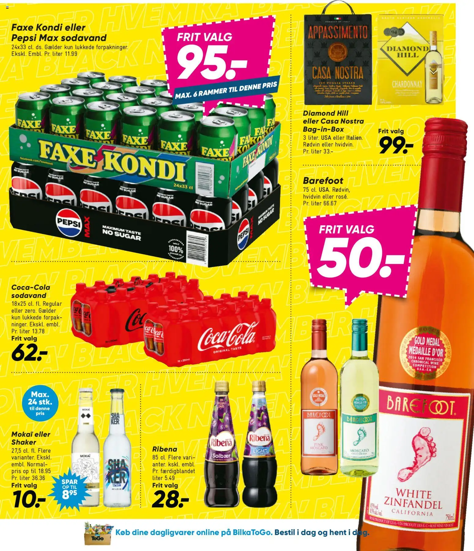 Bilka tilbudsavis – gyldig fra 07.11.2025 | Side: 37 | Produkter: Faxe Kondi, Solbær, Pepsi, Pepsi Max