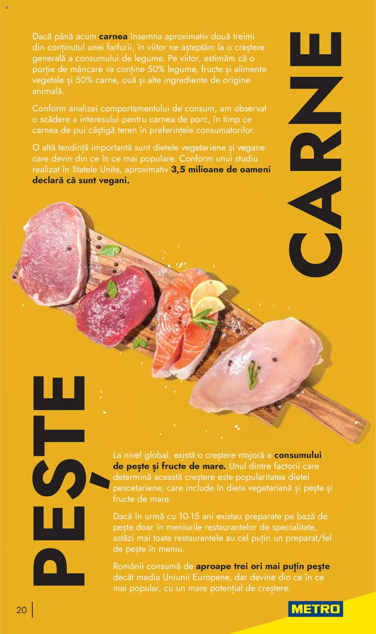 Metro catalog - Tendinte si Recomandari – valabil de la 24.10.2023 | Pagină: 20 | Produse: Ouă, Pește, Fructe