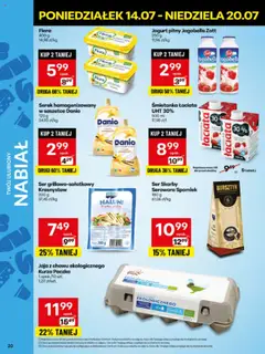 Delikatesy Centrum Gazetka - Sklepy Własne od 14.07.2025 | Strona: 20 | Produkty: Serek homogenizowany, Serek, Pączki, Ser