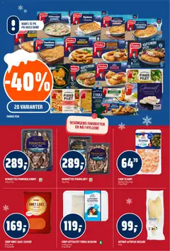 Forhåndsvisning av Coop Obs kundeavis gyldig fra 02.11.2025 | Side: 12 | Produkter: Fisk, Piedestal, Форель, Scampi