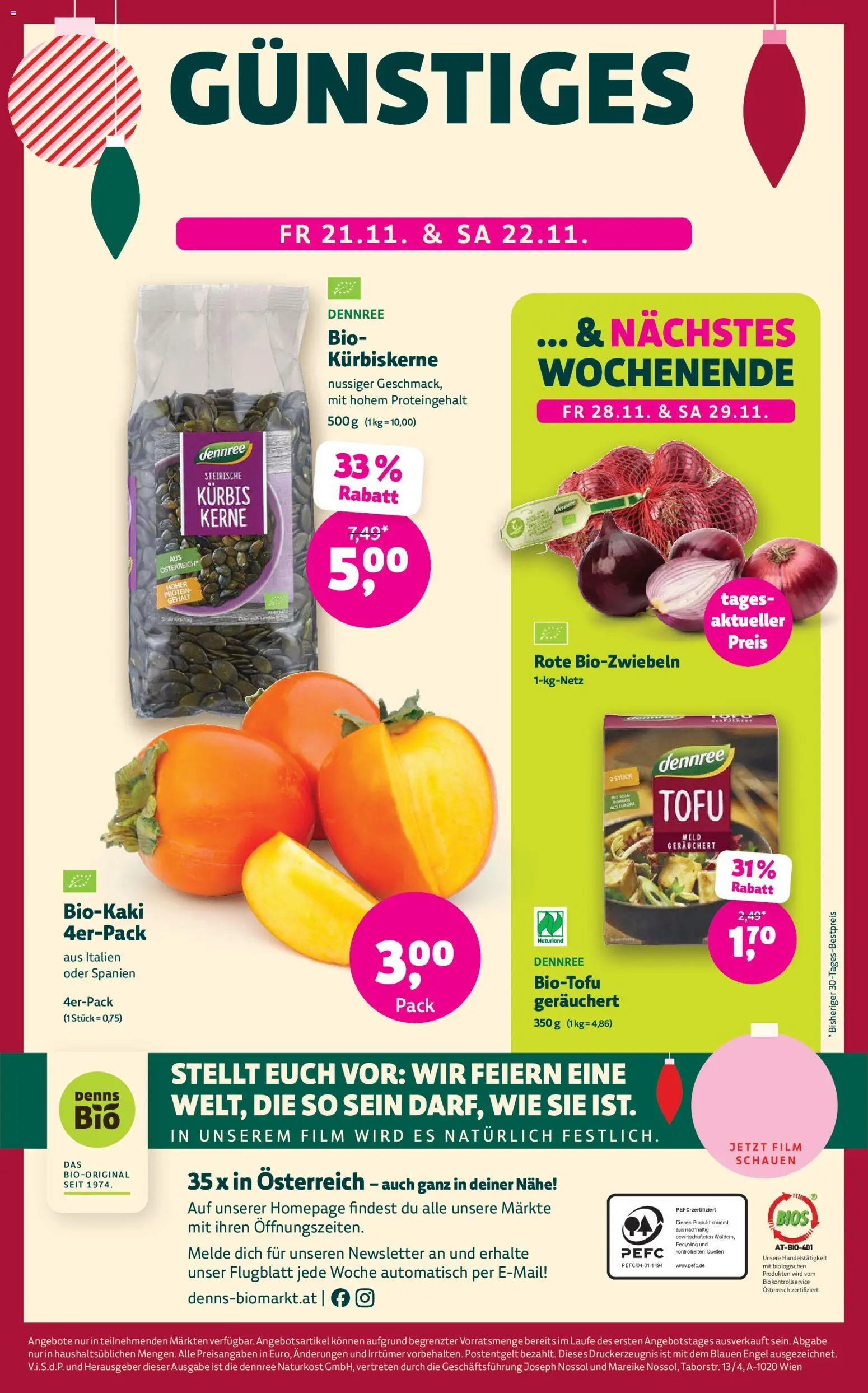 Denns BioMarkt Angebote gültig ab 19.11.2025 | Seite: 14 | Produkte: Kürbis