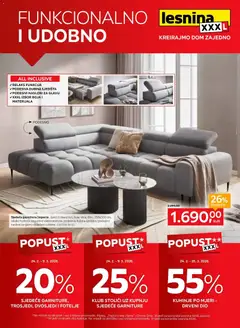 Lesnina - Lesnina XXXL: Funkcionalno i udobno katalog do 26.03.2026 - Pregled kataloga iz trgovine Lesnina, vrijedi od 23.02.2026