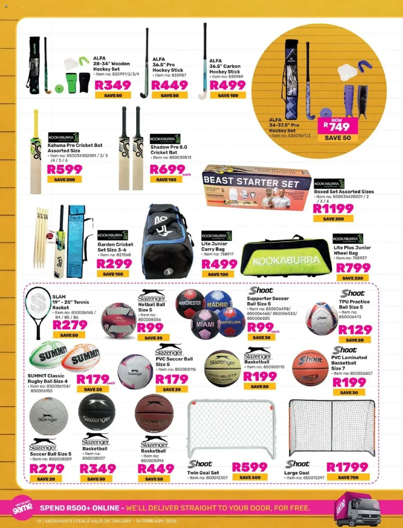 New Game catalogue – valid from 20.01.2026 | Page: 12 | Products: Bag