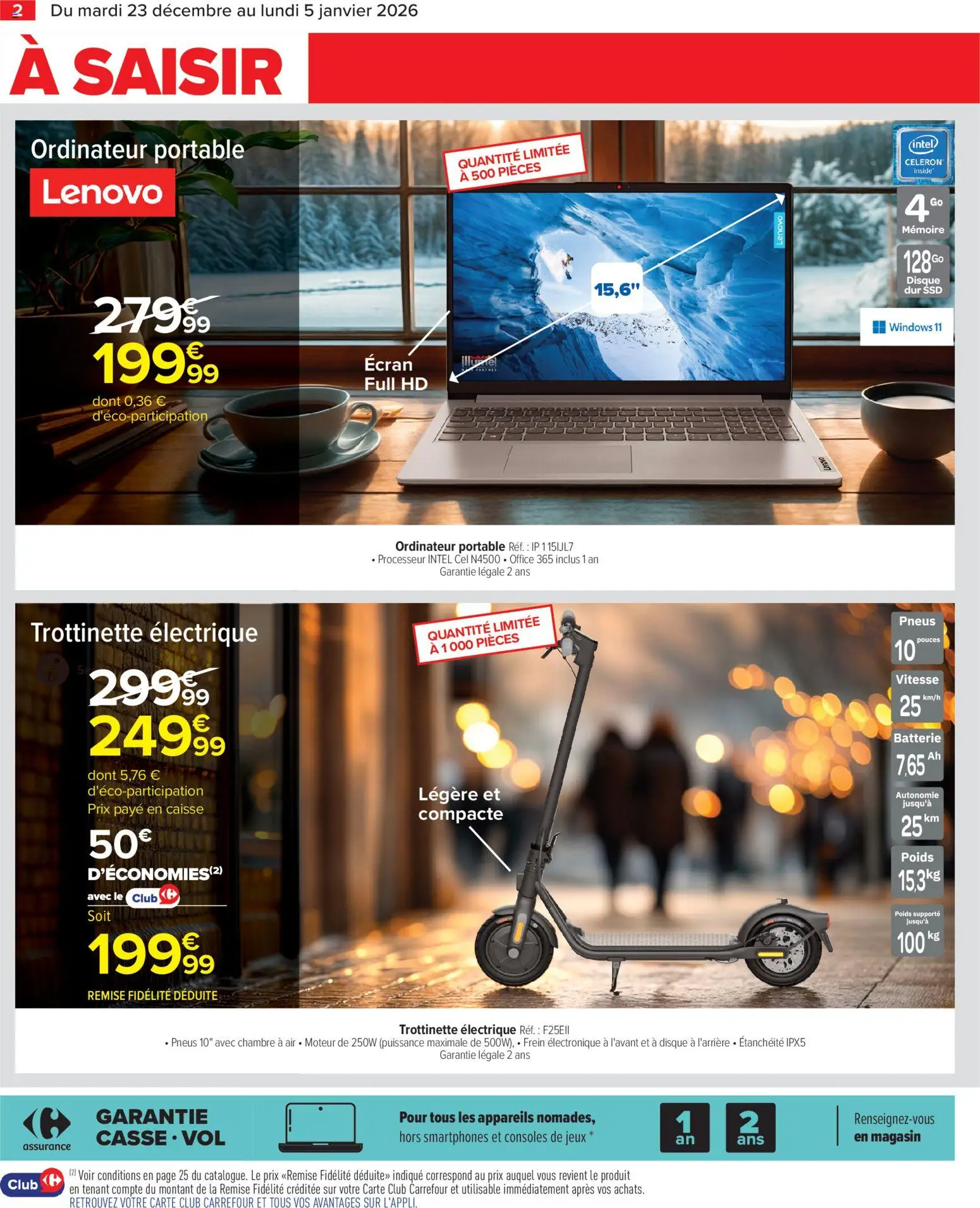 {H1} | Page: 4 | Produits: Trottinette électrique, Ordinateur portable, Batterie, Jeux