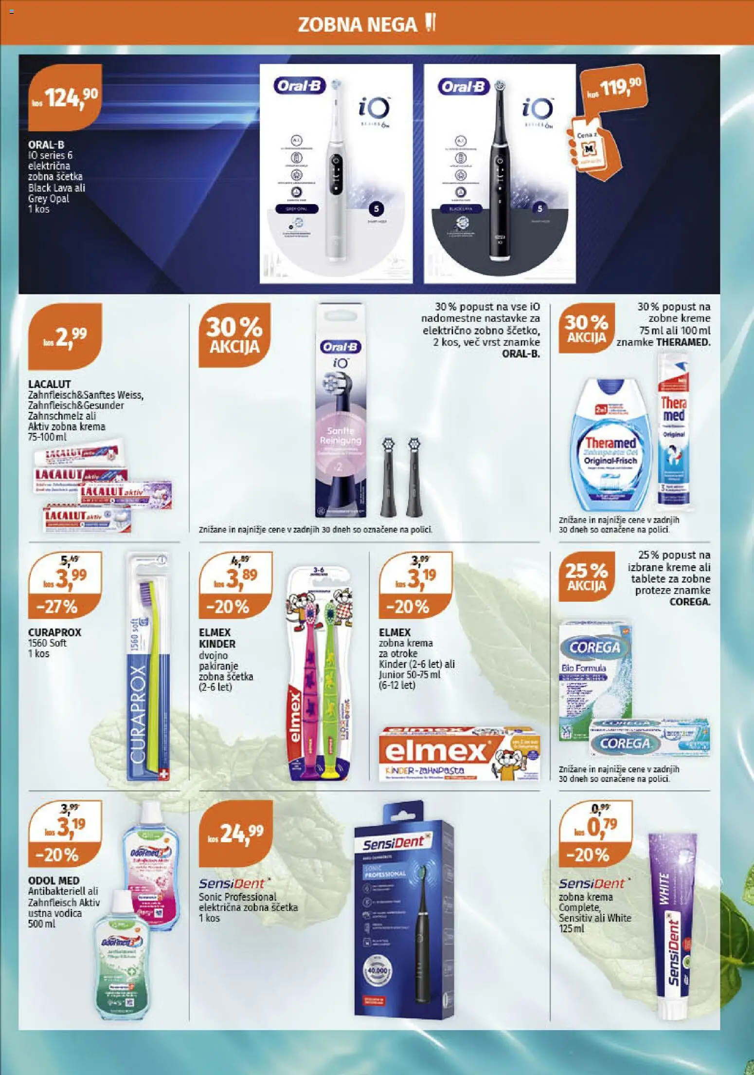 Novi Müller katalog ponudbe – veljaven od 15.12.2025 | Stran: 7 | Izdelki: Elektricna zobna scetka, Kos, Krema, Zobna scetka