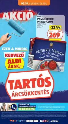 PASSZÍROZOTT PARADICSOM, 500 g/doboz - amely érvényes a következő dátumtól: 19.03.2026 | Oldal: 80