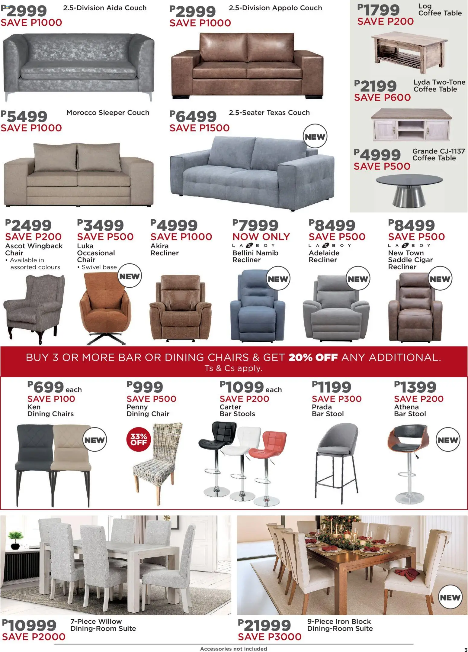 New House and Home catalogue – valid from 24.11.2025 | Page: 6 | Products: Stool, Iron, Coffee table, Bar stool
