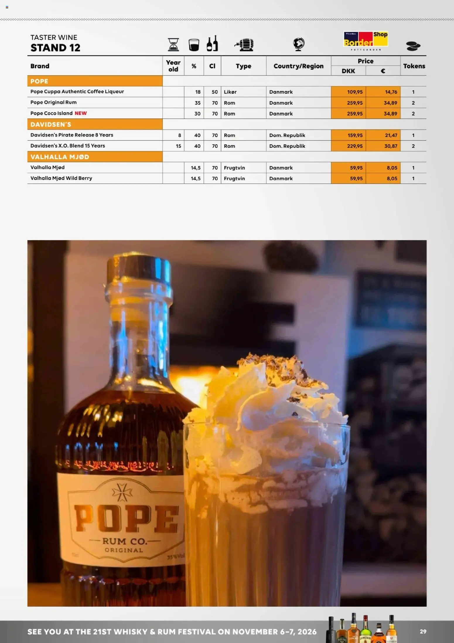 Bordershop tilbudsavis – gyldig fra 27.03.2026 | Side: 29 | Produkter: Forma de gelo, Whisky