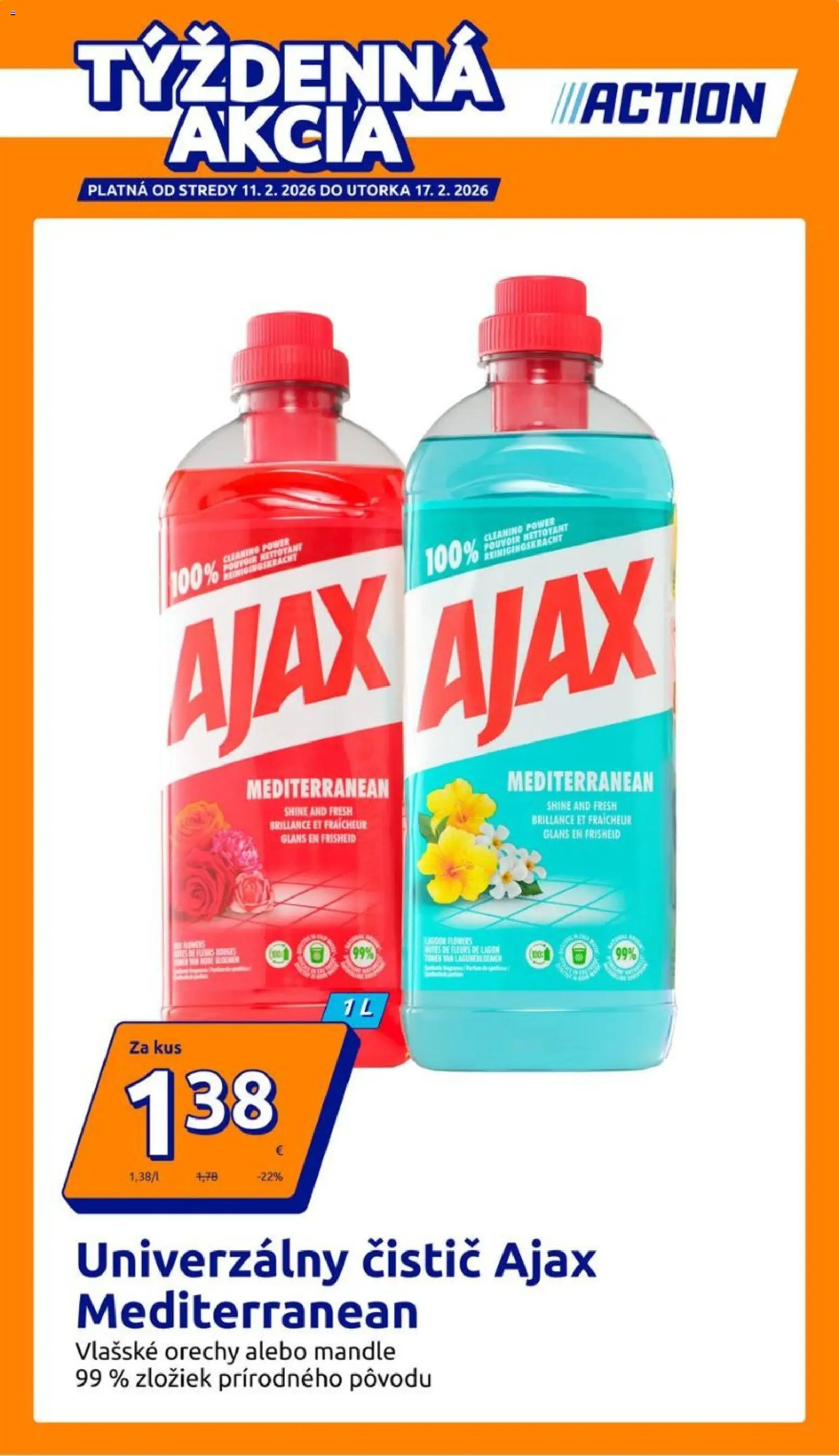 Nové Action akcie – leták je platný od 11.02.2026 | Strana: 1