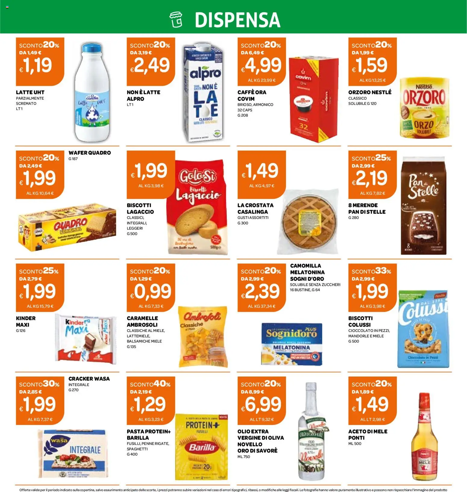 Volantino Ekom del 18.11.2025 | Pagina: 2 | Prodotti: Caffè, Cioccolato, Mele, Penne