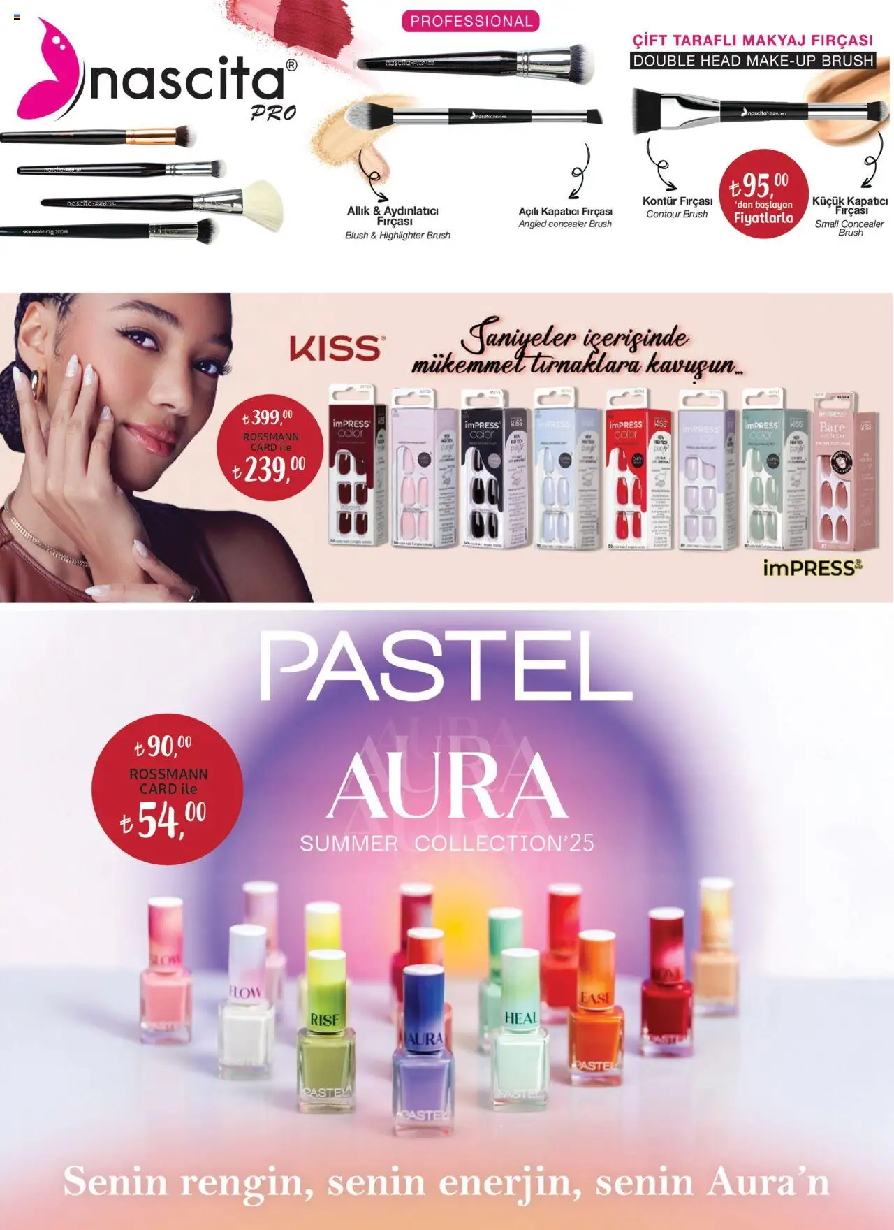 Rossmann Ağustos Güzellik Kataloğu - 04.08.2025 tarihinden itibaren geçerlidir | Sayfa: 14 | Ürünler: Çift taraflı, Makyaj, Kapatıcı, Allık