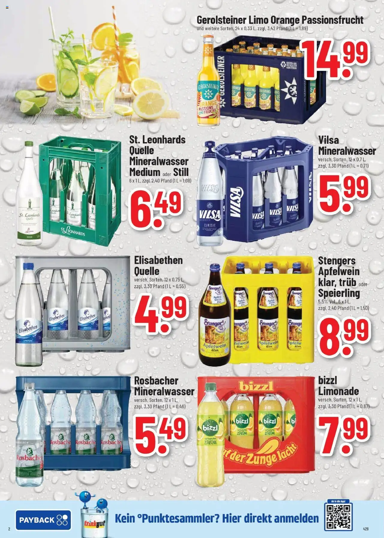 Trinkgut prospekt Idstein	 - gültig ab dem 20.07.2025 | Seite: 2 | Produkte: Limonade, Mineralwasser, Zitrone, Wein
