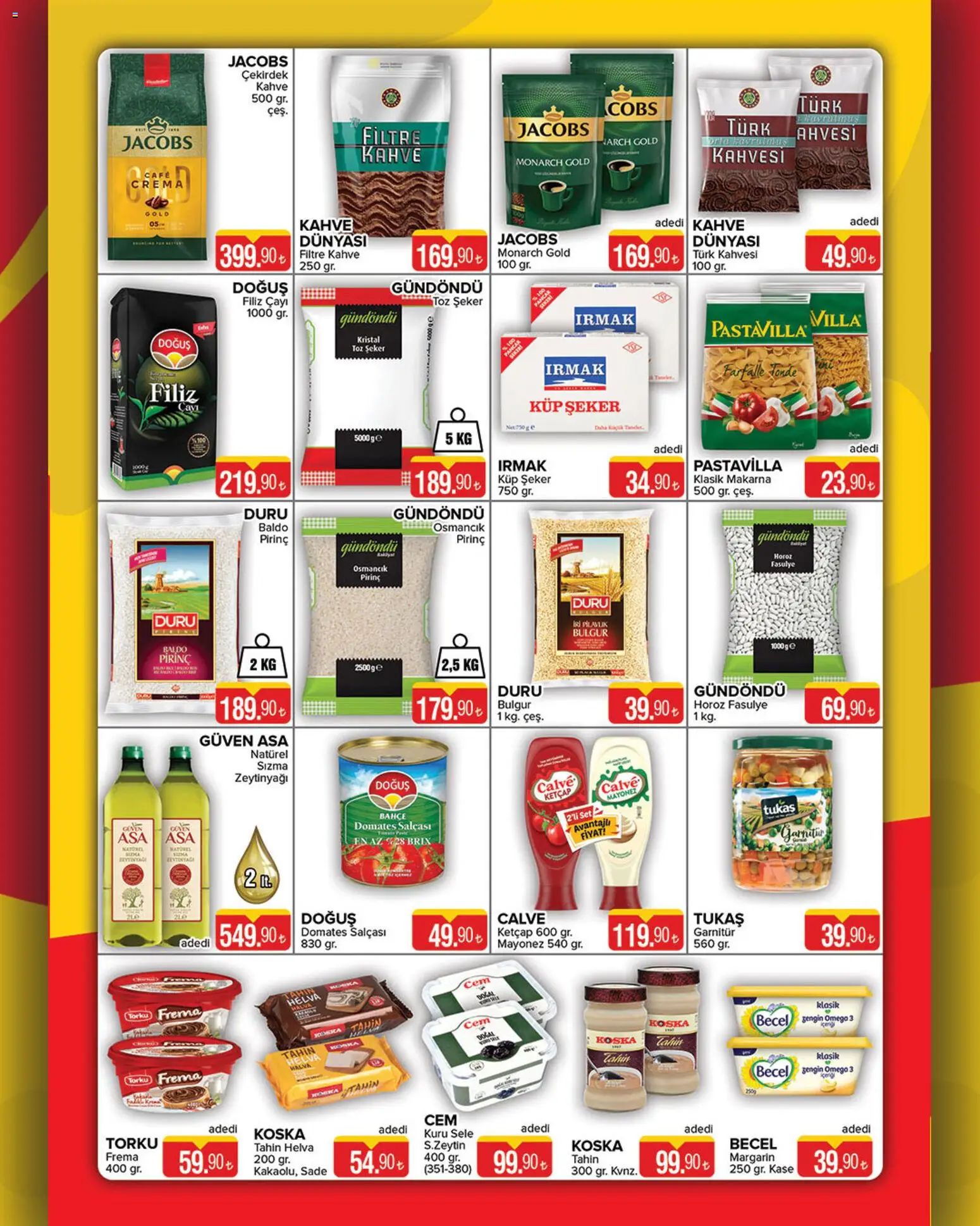 Seyhanlar Market Katalog - 10.12.2025 tarihinden itibaren geçerlidir | Sayfa: 3 | Ürünler: Kahve, Domates, Makarna, Toz şeker