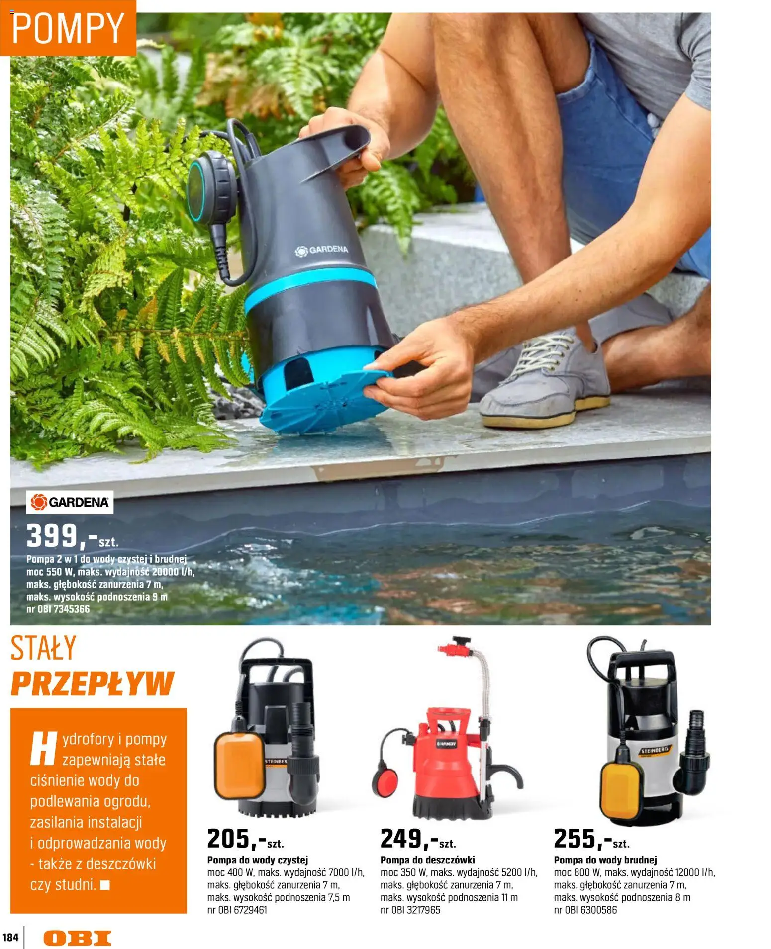 OBI gazetka - Ogród od 11.03.2026 | Strona: 184