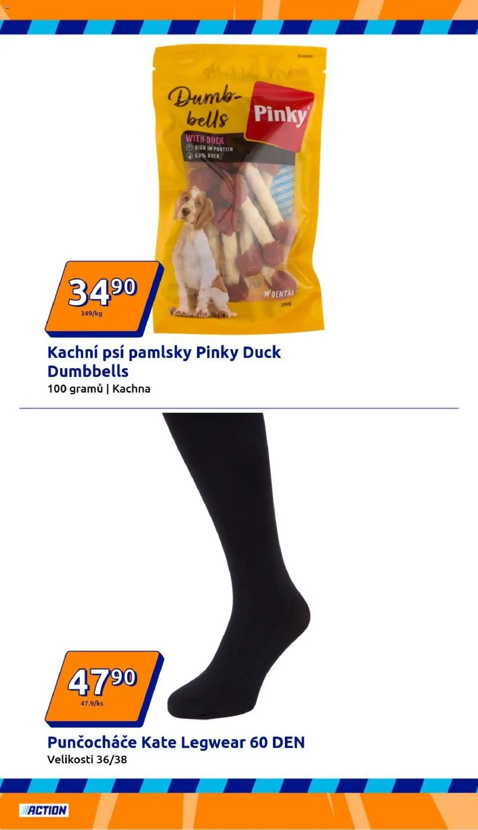 Action leták od 21.01.2026 | Strana: 2 | Produkty: Kachna, Protein, Punčocháče