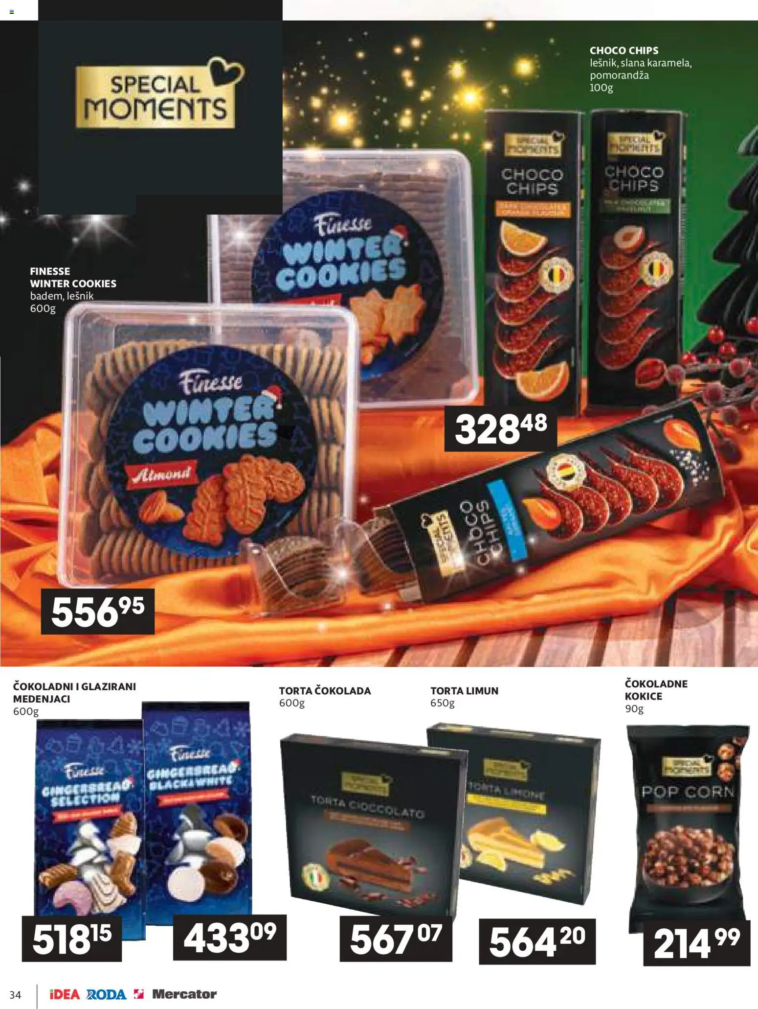 Idea katalog - važi od 11.12.2025 | Strana: 34 | Proizvode: Pomorandza, Medenjaci, Limun, Torta