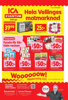ICA Kvantum - Vellinge - Förhandsvisning av reklamblad från butik ICA Kvantum aktuell från 19.01.2026