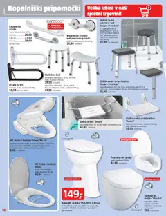 Novi Bauhaus katalog ponudbe – veljaven od 04.09.2025 | Stran: 10 | Izdelki: WC školjka, WC deska