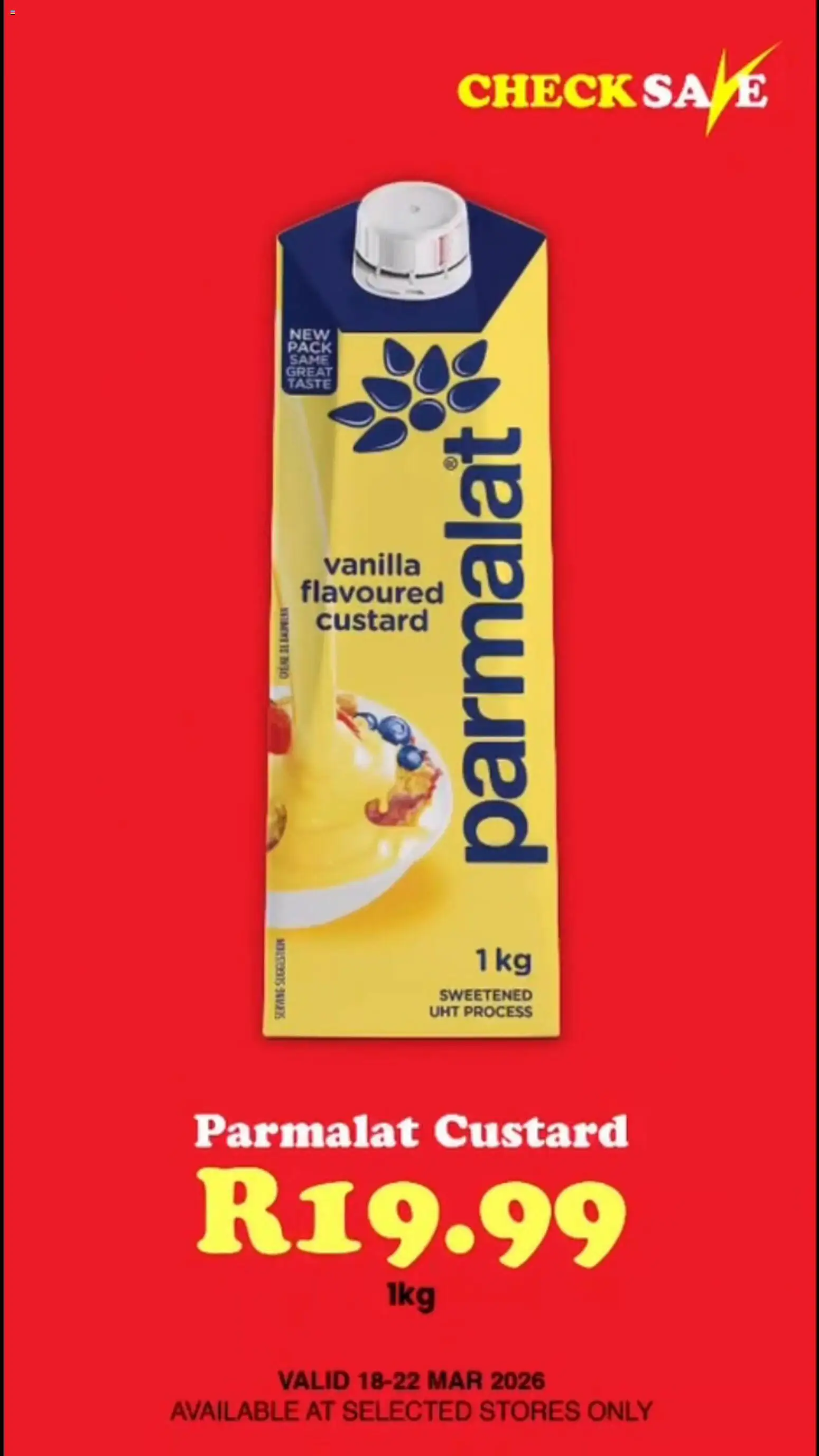New Check Save catalogue – valid from 19.03.2026 | Page: 1 | Products: Custard