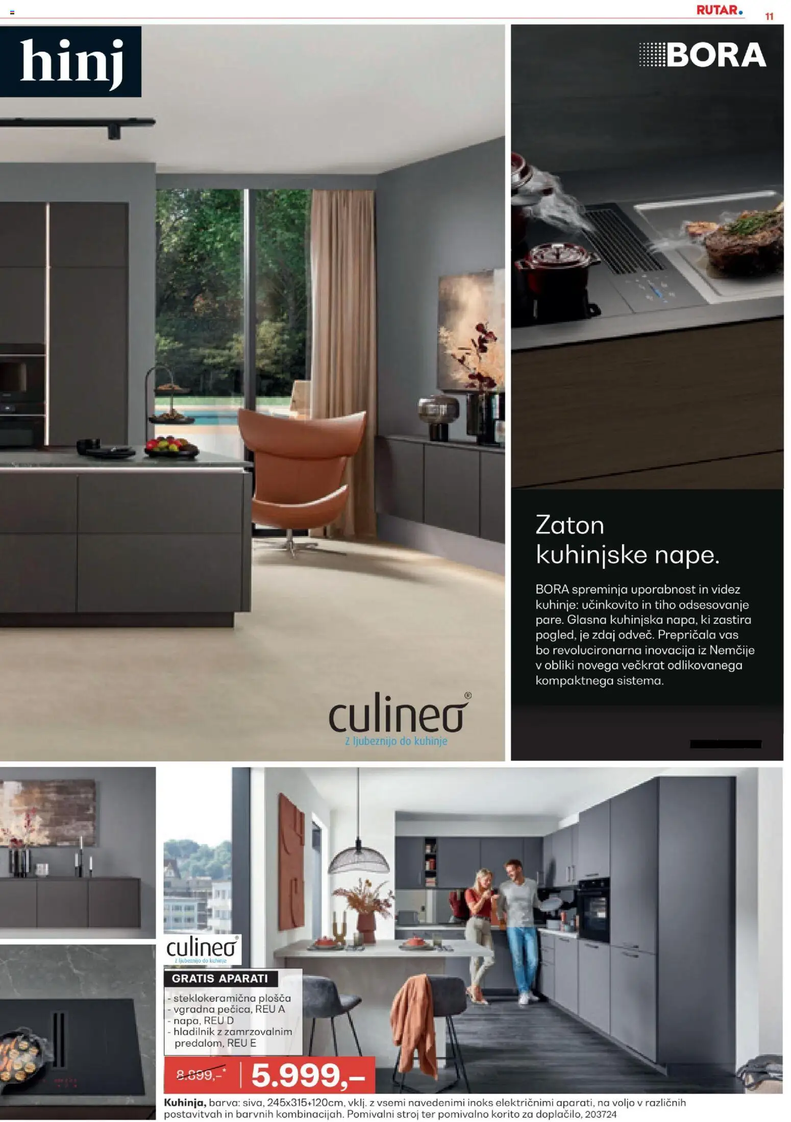 Novi Rutar katalog ponudbe – veljaven od 05.11.2025 | Stran: 10 | Izdelki: Hladilnik, Pomivalni stroj, Pomivalno korito, Barva