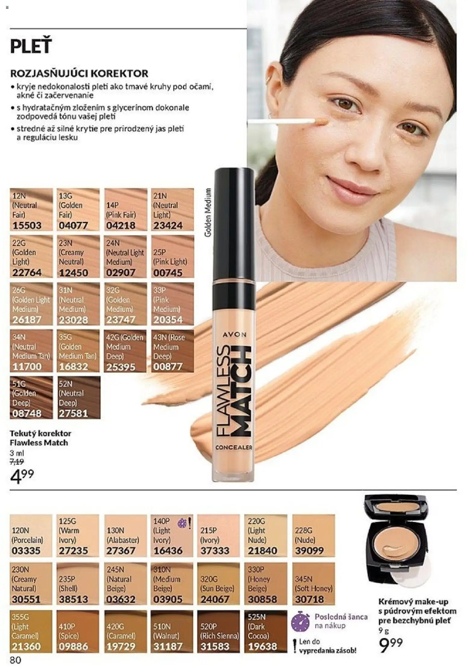 Nové Avon akcie – leták je platný od 01.12.2025 | Strana: 80 | Produkty: Korektor