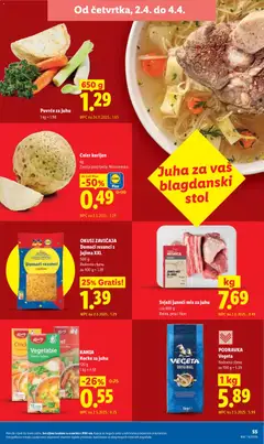 Celer korijen, Celery root - Pregled kataloga iz trgovine Lidl, vrijedi od 30.03.2026 | Stranica: 55