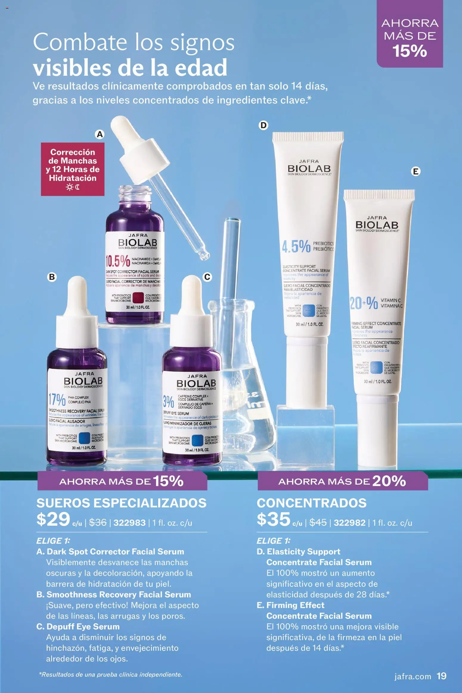 JAFRA folleto │ válido desde el 01.01.2026 | Página: 19 | Productos: Corrector, Κρεμάστρα, Sérum, Disco