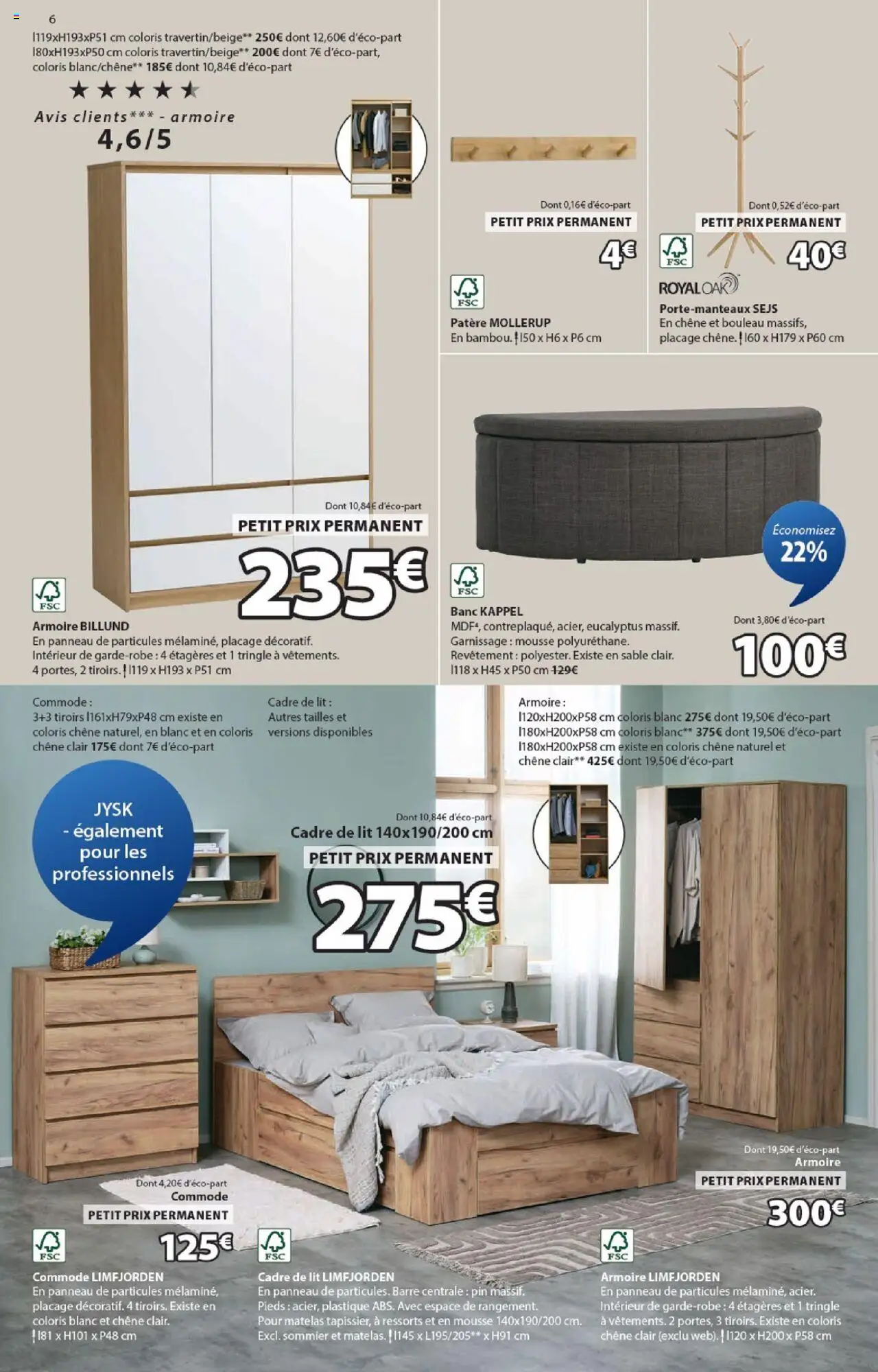 {H1} | Page: 6 | Produits: Lit, Matelas, Armoire, Cadre
