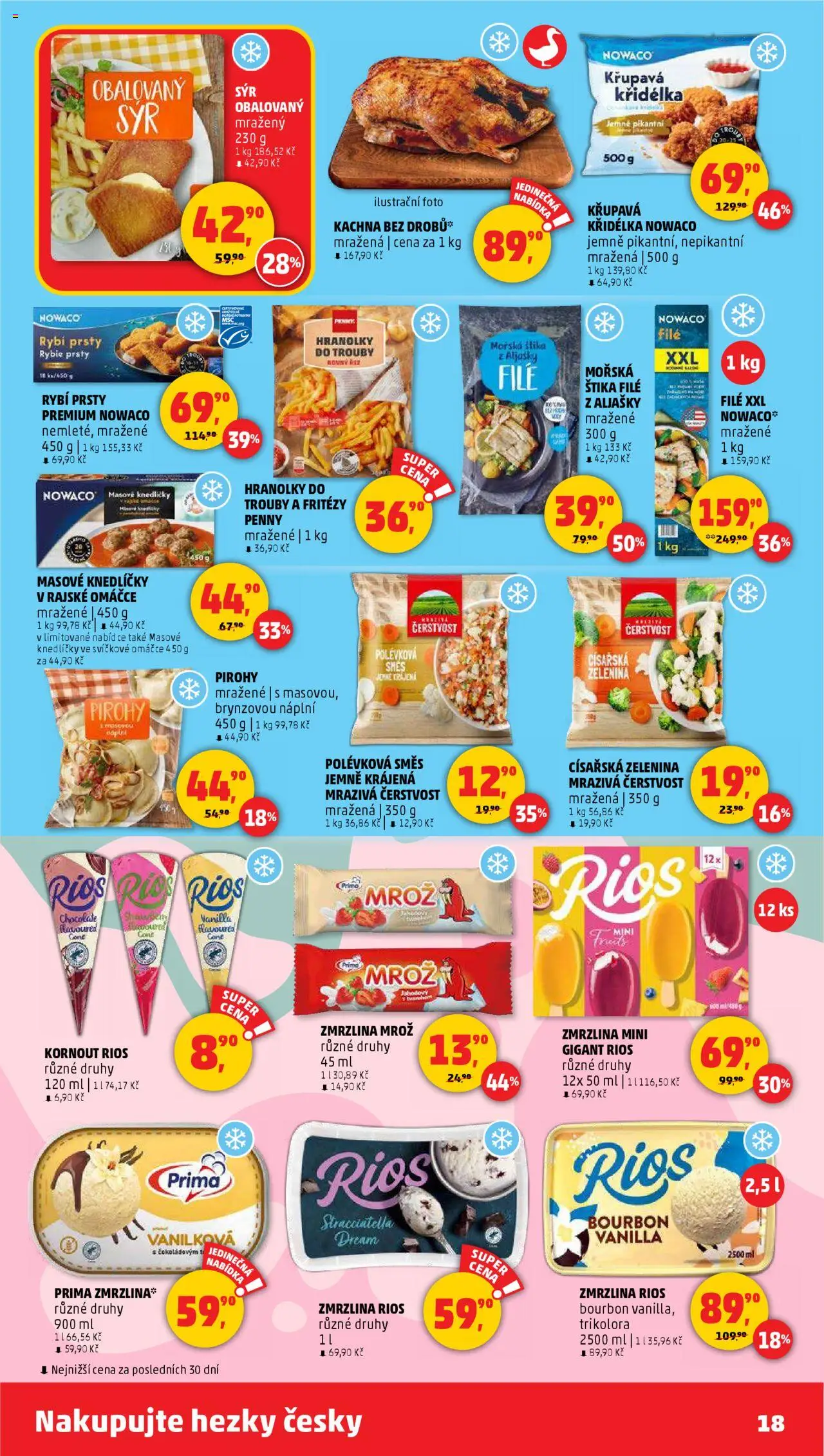 Penny Market leták - Čtvrtečník od 02.10.2025 | Strana: 18 | Produkty: Zelenina, Kachna, Potraviny, File
