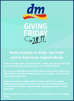 Giving Friday DM - Pregled kataloga iz trgovine DM, vrijedi od 27.11.2025