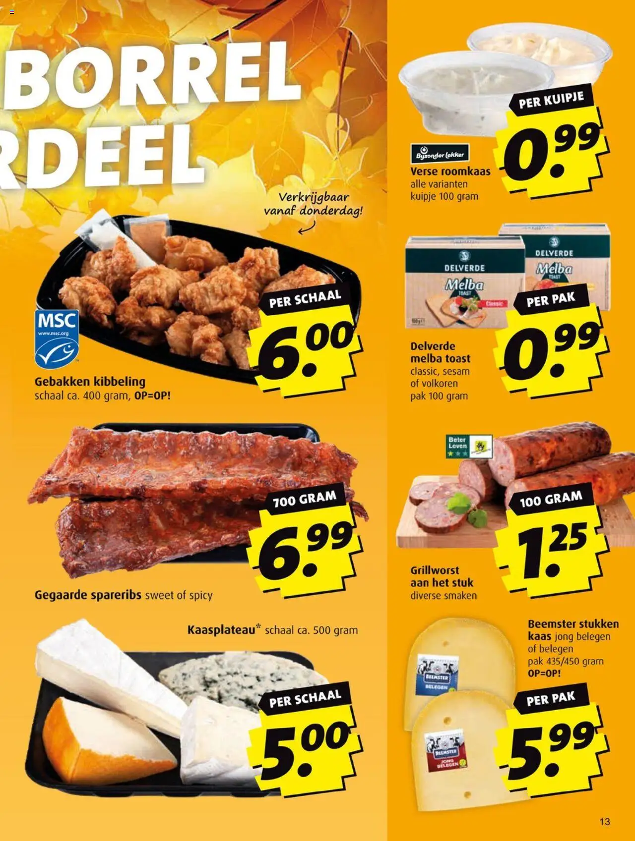{H1} | Pagina: 13 | Producten: Kaas, Schaal, Roomkaas