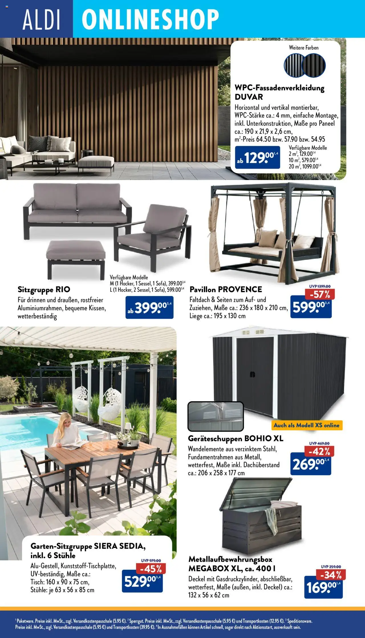 Aldi  Onlineshop - gültig ab dem 25.08.2025 | Seite: 4 | Produkte: Tisch, Liege