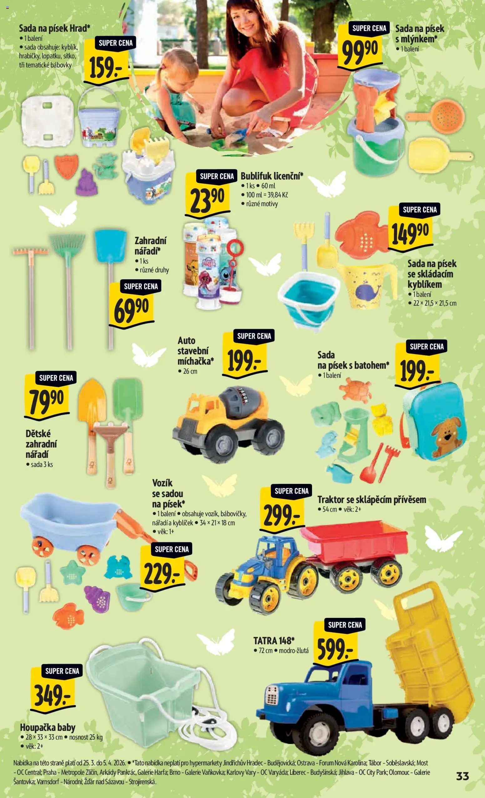Albert leták - Hypermarket od 25.03.2026 | Strana: 41 | Produkty: Mošt, Houpačka, Nářadí, Bublifuk