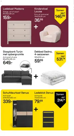 Leen Bakker - Folder - Voorbeeld van een folder van Leen Bakker, geldig van 05.01.2026 | Pagina: 4 | Producten: Kast, Tafel, Stoel, Dressoir