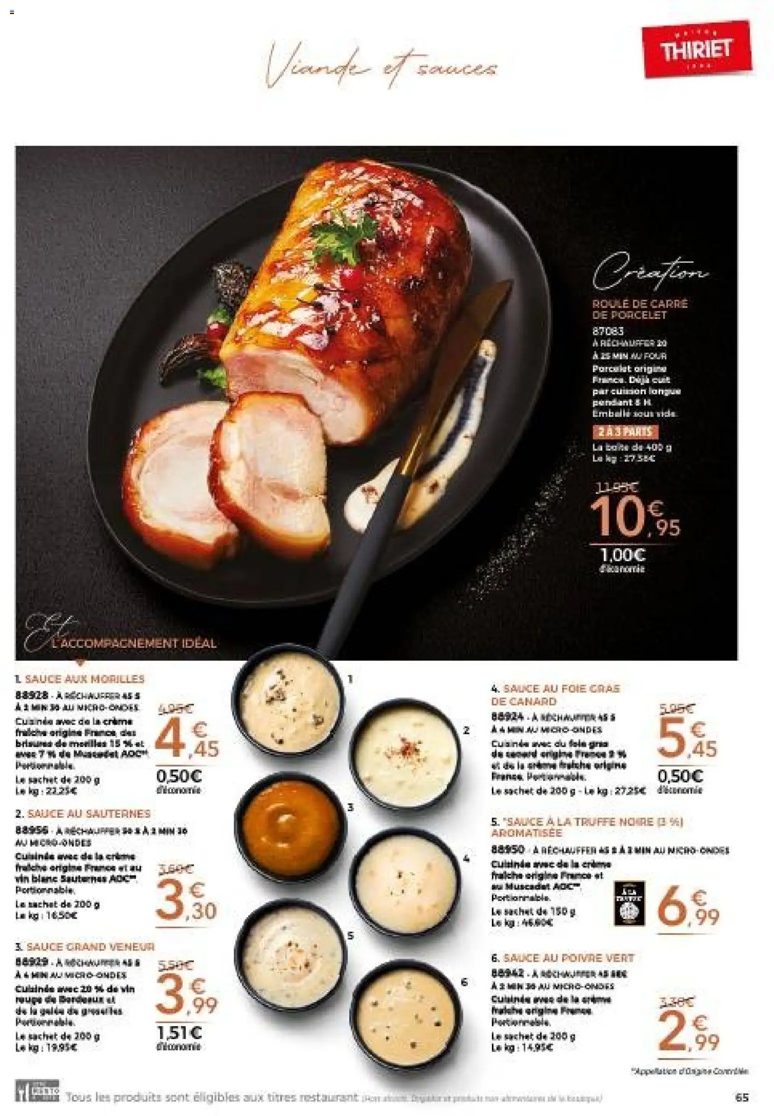 {H1} | Page: 65 | Produits: Poivre, Viande, Vin