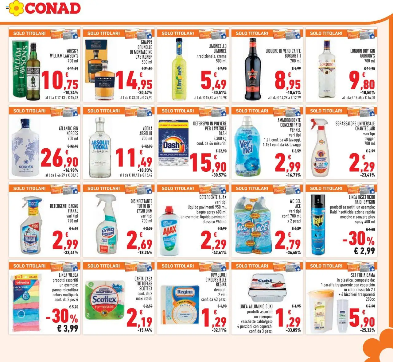 Volantino Conad del 05.06.2025 | Pagina: 21 | Prodotti: Crema, Caraffa, Liquore, WC
