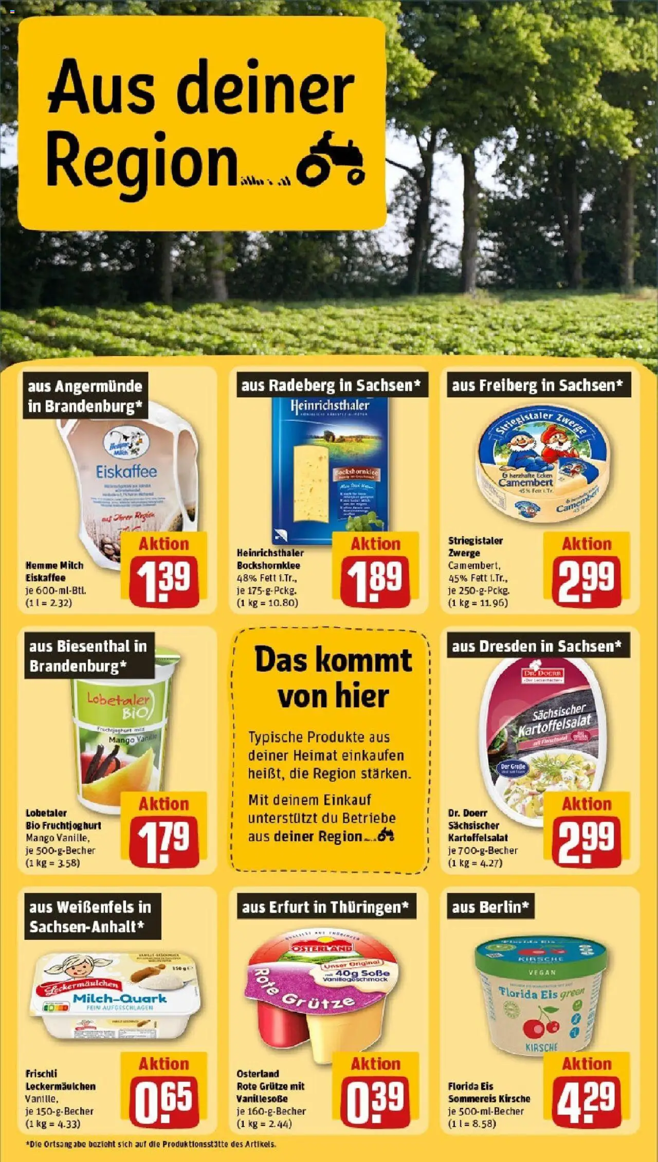 Rewe prospekt Vetschau	 - gültig ab dem 25.05.2025 | Seite: 26 | Produkte: Fruchtjoghurt, Pudding, Mango, Eis