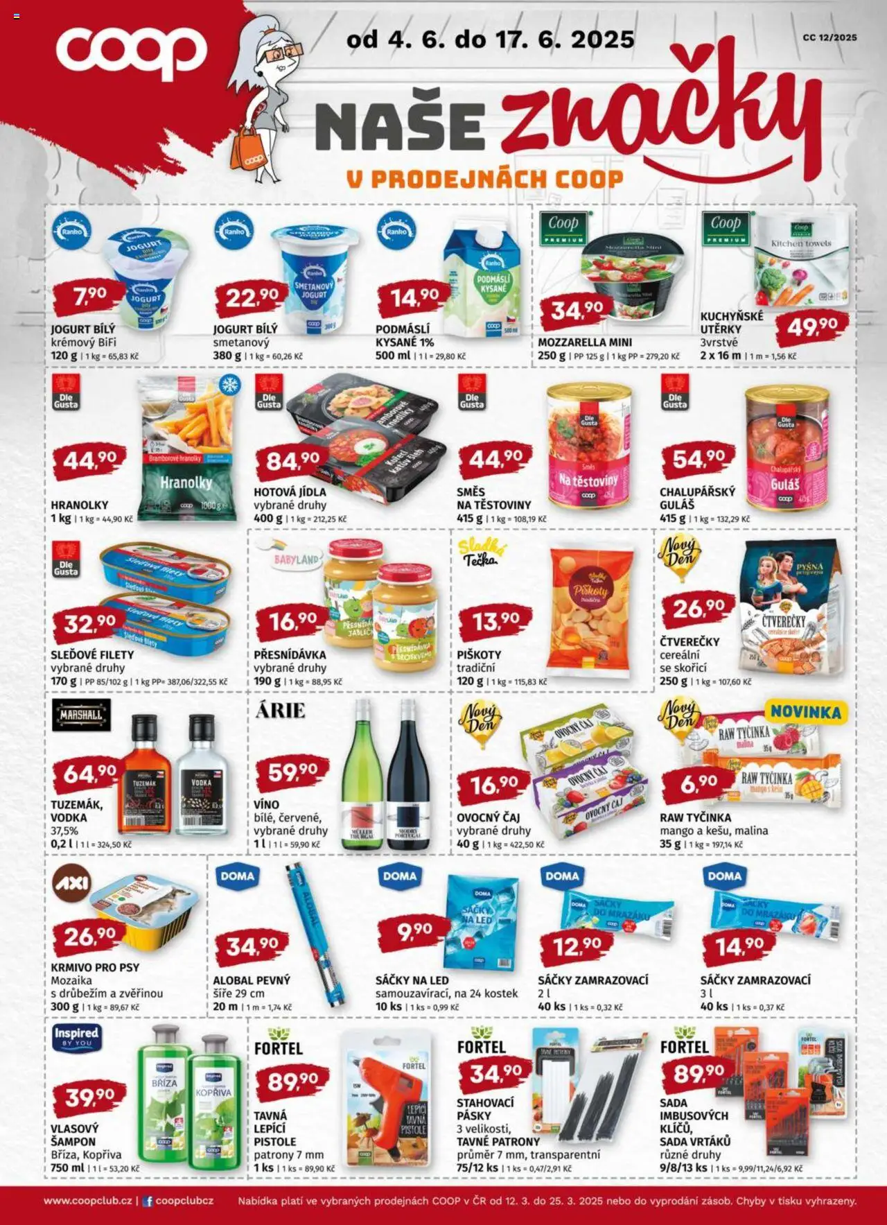 Trefa leták od 04.06.2025 | Strana: 9 | Produkty: Kuchyňské utěrky, Bramborové hranolky, Bílý jogurt, LED