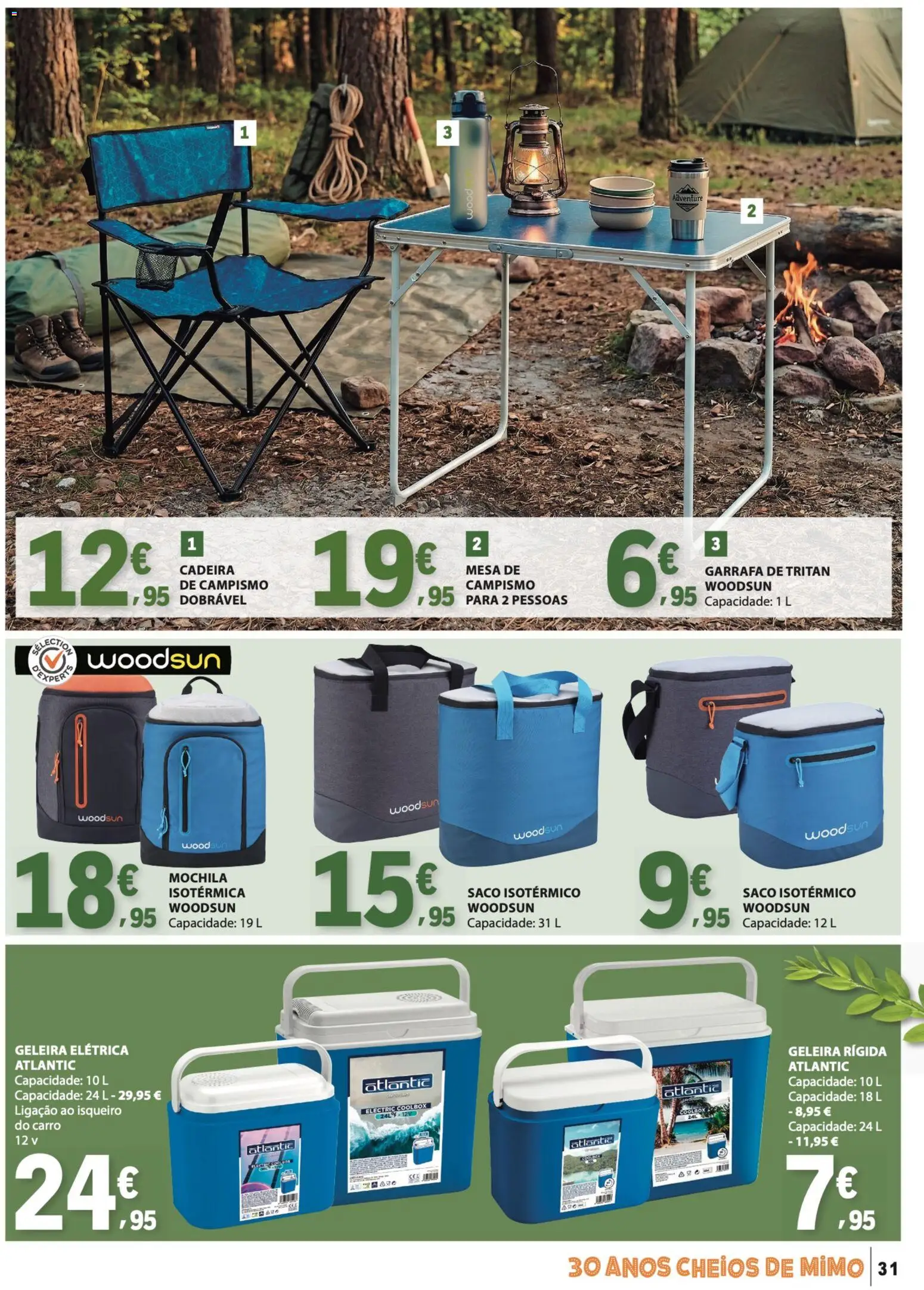 E.Leclerc Especial Ar Livre │ válido de 28.04.2026 | Página: 31 | Produtos: Mochila, Mesa, Cadeira