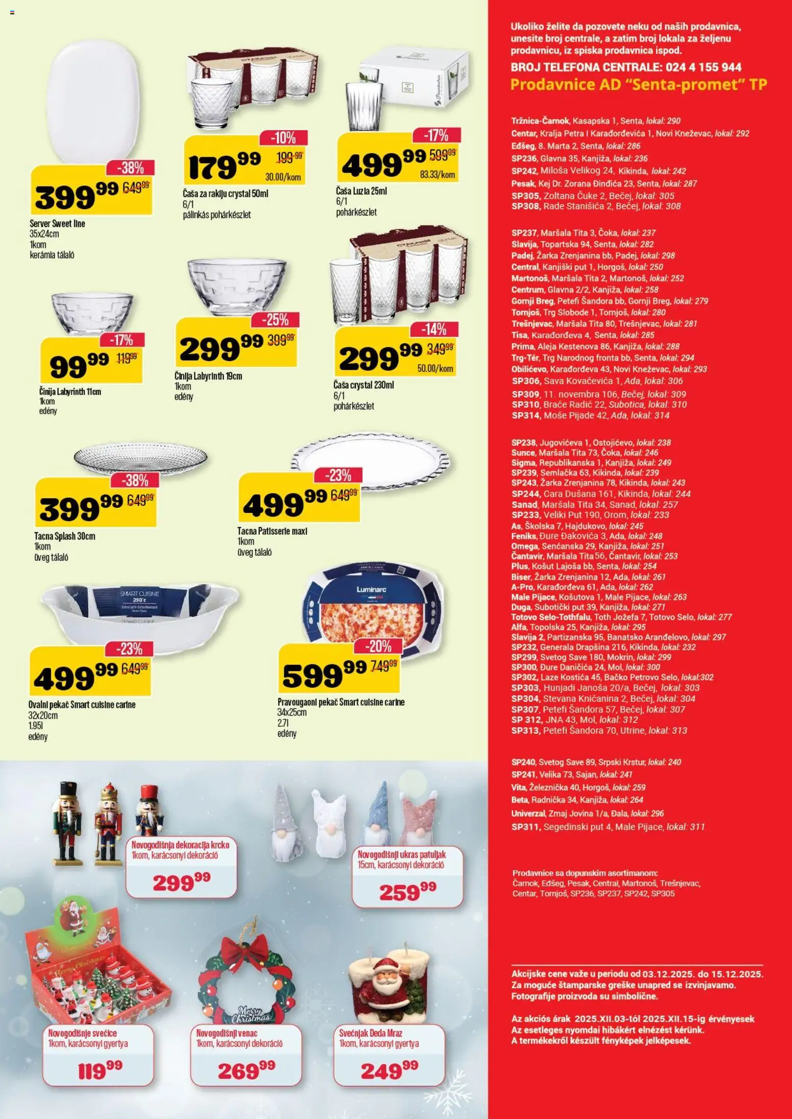 Senta Promet katalog - važi od 03.12.2025 | Strana: 16 | Proizvode: Pekač