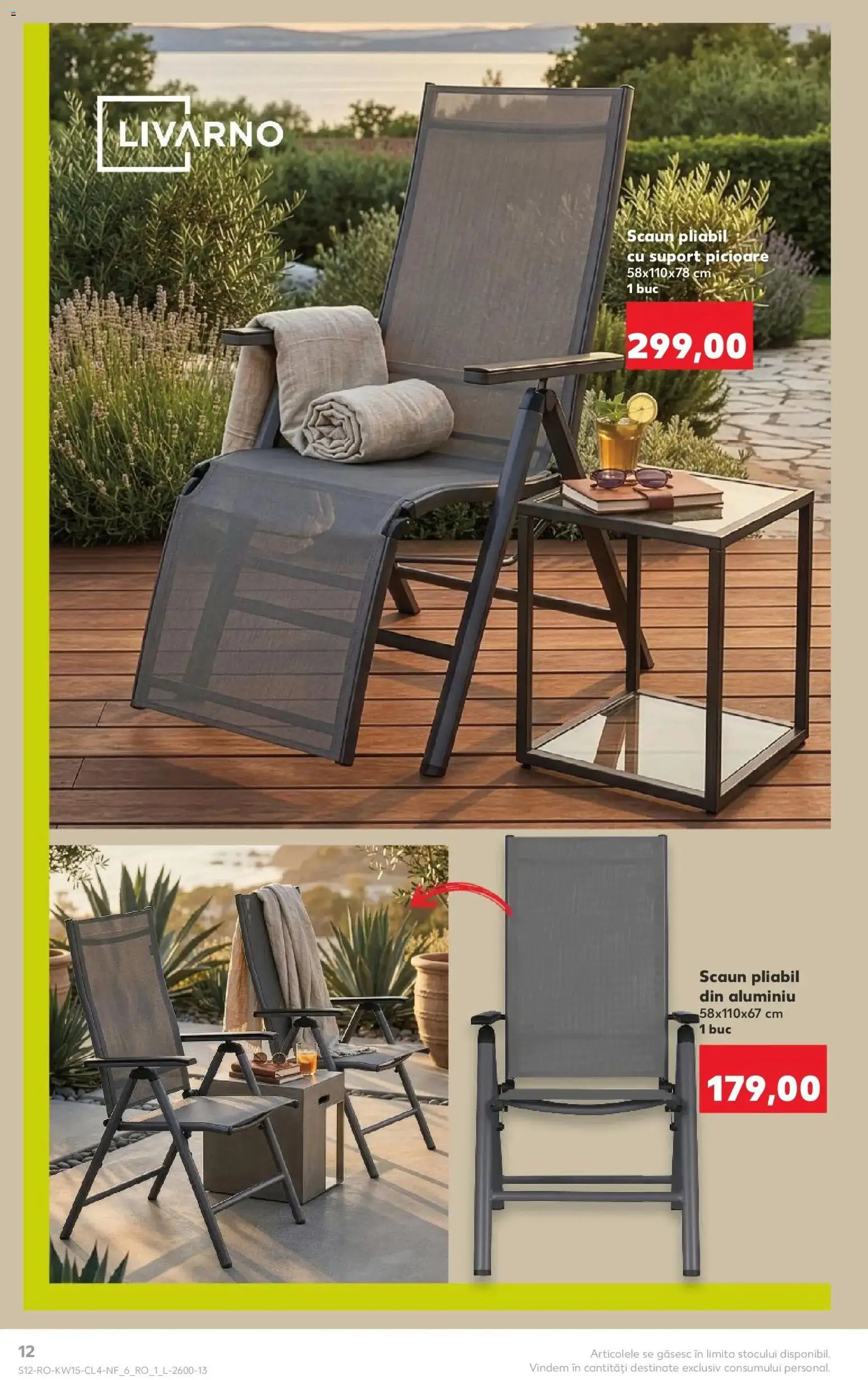 Noul catalog Kaufland – valabil de la 08.04.2026 | Pagină: 12 | Produse: Scaun