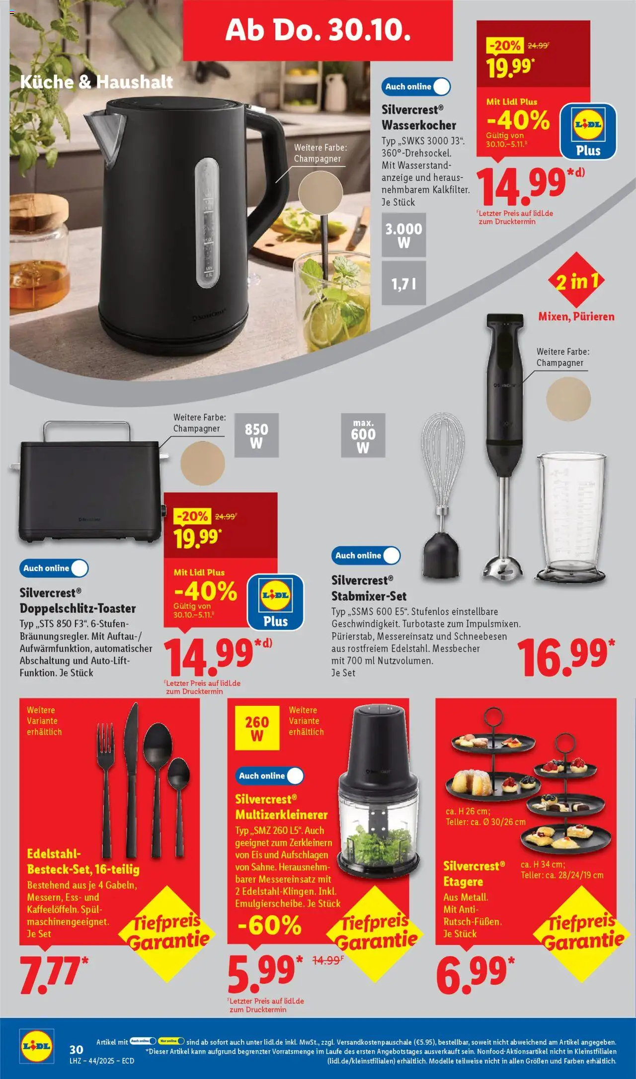Lidl - Prospekt – gültig ab 27.10.2025 | Seite: 50 | Produkte: Wasserkocher, Küche, Eis