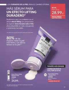 Sérum Efecto Lifting Platinum Anew, 30 ml │ válido desde el 01.09.2025 | Página: 33 | Productos: Sérum