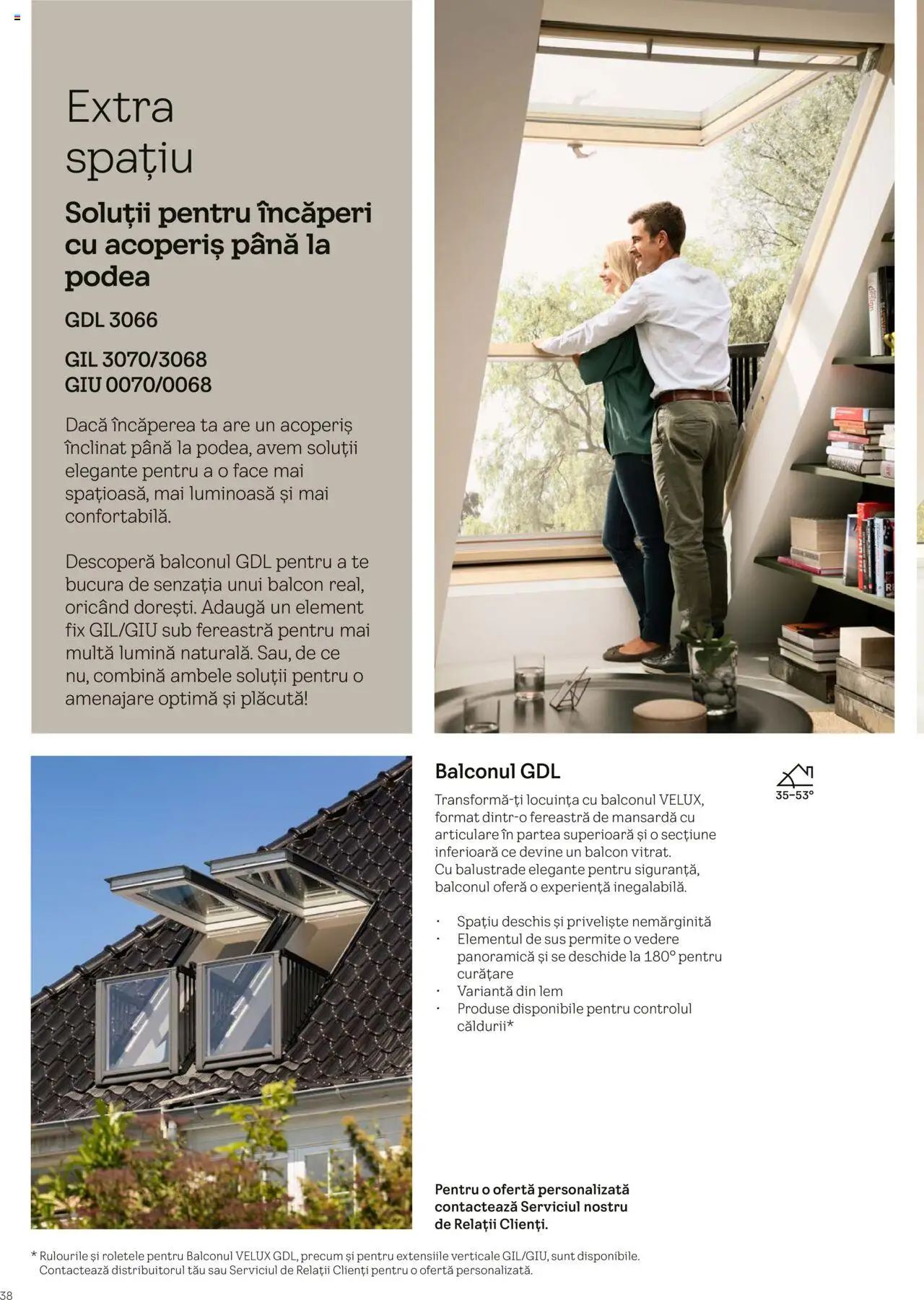 Catalog Velux – valabil de la 25.02.2025 | Pagină: 38 | Produse: Tavuk suyu, Fereastră