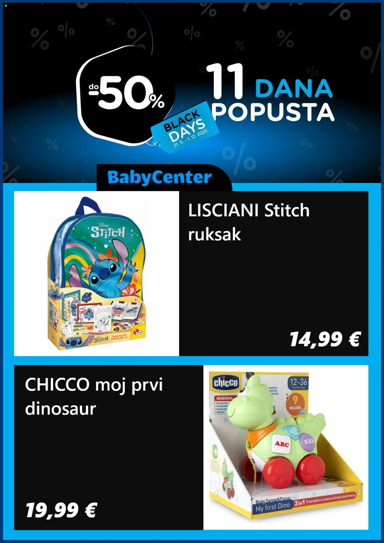 Baby Center katalog | vrijedi od 27.11.2025 | Stranica: 5 | Proizvodi: Ruksak