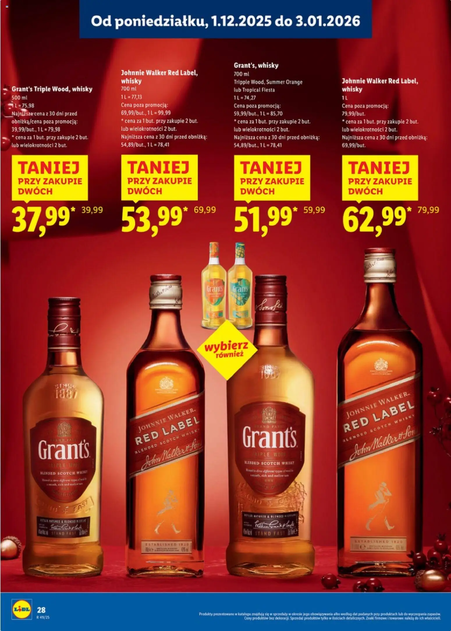 Lidl Katalog alkoholi mocnych i win od 01.12.2025 | Strona: 28